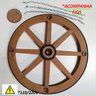Luminária Roda de Carroça 5 Bocal 65 Cm - Kit 4 Peças - 8