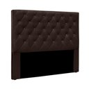 Ver imagem 1 de Cabeceira Casal Dora 140cm Estofada para Cama Box Estrutura Mdf-mdp Suede Marrom Loja Sheep