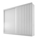 Ver imagem 2 de Guarda-roupa Casal Atlanta 2 Portas 4 Gavetas com Ripado 100% Mdf Branco Acetinado - Mademarques