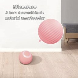 Bola Giratoria Inteligente Brinquedo Gato Pet Bolinha Usb Bateria Recarregavel Smart Interativo Pets - 6