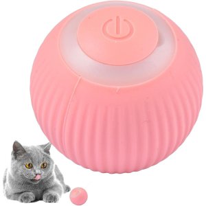 Bola Giratoria Inteligente Brinquedo Gato Pet Bolinha Usb Bateria Recarregavel Smart Interativo Pets
