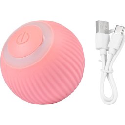 Bola Giratoria Inteligente Brinquedo Gato Pet Bolinha Usb Bateria Recarregavel Smart Interativo Pets - 3