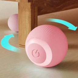 Bola Giratoria Inteligente Brinquedo Gato Pet Bolinha Usb Bateria Recarregavel Smart Interativo Pets - 5