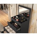 Ver imagem 4 de Penteadeira com Banco Gaveteiro Multiuso Funcional Maquiagem:‎ Preto