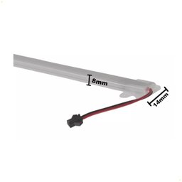 Perfil Barra Rígida Led 1 Metro Fita 2835 Direto na Rede Branco Frio 6000k 127v - 2
