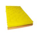 Ver imagem 2 de Sofá Cama Casal Futon Tokio Amarelo Acquablock Madeira Maciça Grapia Cor Natural