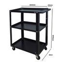 Ver mais imagens de Conjunto 2 Carros Profissional em Aço 1 Bancada 110cm para Ferramentas Presto