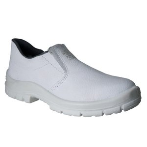 SAPATO ELÁSTICO BRANCO IMBISEG SOLADO PU BICO PLÁSTICO KADESH CA 28629 - 44