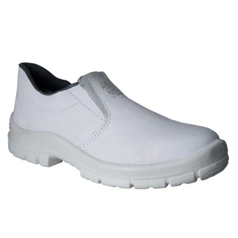 Sapato Elástico Branco Imbiseg Solado Pu Bico Plástico Kadesh Ca 28629 - 44