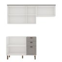 Ver imagem 4 de Cozinha Compacta com Tampo 6 Portas 3 Gavetas Iluminata