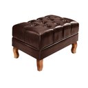Ver imagem 7 de Poltrona com Puff Decorativo Chesterfield Capitonê Dom Pedro