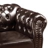 Poltrona com Puff Decorativo Chesterfield Capitonê Dom Pedro - 5