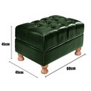 Ver imagem 7 de Poltrona com Puff Decorativo Chesterfield Capitonê Dom Pedro