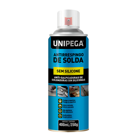 Anti Respingo de Solda Spray sem Silicone 400ml/250g Unipega