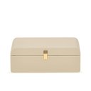 Ver imagem 1 de Caixa Decorativa Bege e Dourado 28x18,5x10cm