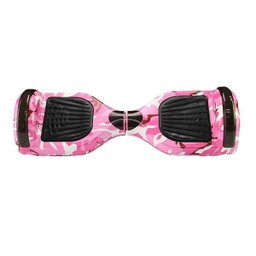 Hoverboard Overboard Skate Elétrico Led Rosa Camuflado - 6