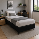 Ver imagem 2 de Base para Cama Box Solteiro 88x188x37 Flora Preto