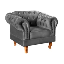 Poltrona Dom Pedro Chesterfield Retrô Decorativa - 2