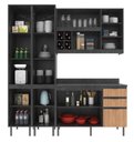 Ver imagem 7 de Armário de Cozinha Completa Modulada Reta 8 Peças 180cm Cz1201 Margarida Tecnomóbili