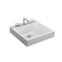 Ver imagem 2 de Cuba de Apoio/soprepor Retangular com Mesa 500mm Deca Branco L.98.17
