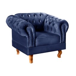 Poltrona Dom Pedro Chesterfield Retrô Decorativa - 2