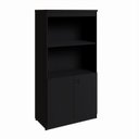 Ver imagem 2 de Estante Armário 160cm para Escritório com 2 Portas Puxadores Cava Corporate F5