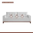 Ver imagem 6 de Sofá Living 3 Lugares 240cm Prestige Espresso Móveis