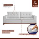 Ver imagem 3 de Sofá Living 3 Lugares 240cm Prestige Espresso Móveis