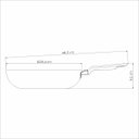 Ver imagem 5 de Frigideira Funda Antiaderente Tramontina 3,3l Grafite Loreto Alumínio Panqueca Tapioca