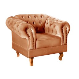 Poltrona Dom Pedro Chesterfield Retrô Decorativa - 2