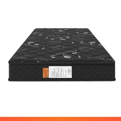 Colchão Solteiro Espuma D20 Liso Estampa Bambu 78x188x12cm