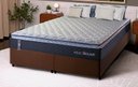 Ver imagem 1 de Conjunto Cama Box Queen Dakota Preto 158x198x57 Espuma D33