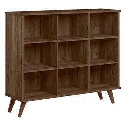 Estante para Livros 9 Nichos ébano Rústico/Retro 1478 - Qmovi - 2 Estante para Livros 9 Nichos ébano Rústico/Retro 1478 - Qmovi - 2