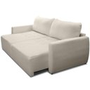 Ver imagem 4 de Sofá 3 Lugares Retrátil Reclinável para Sala de Estar 190cm Siloé K01 Veludo Bege - Lyam Decor