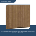 Ver imagem 7 de Cozinha Compacta Modulada 4 Portas 1 Gaveta Vittoria Marrom/Ipê Wood/Grafite