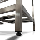Ver imagem 6 de Mesa Aço Inox Profissional 100x60x90 Cm com Espelho e 1 Prateleira Fenestrada Nortinox
