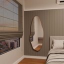 Ver imagem 1 de Espelho Malta - Linha Couro - - Caramelo - sem LED - 180x90