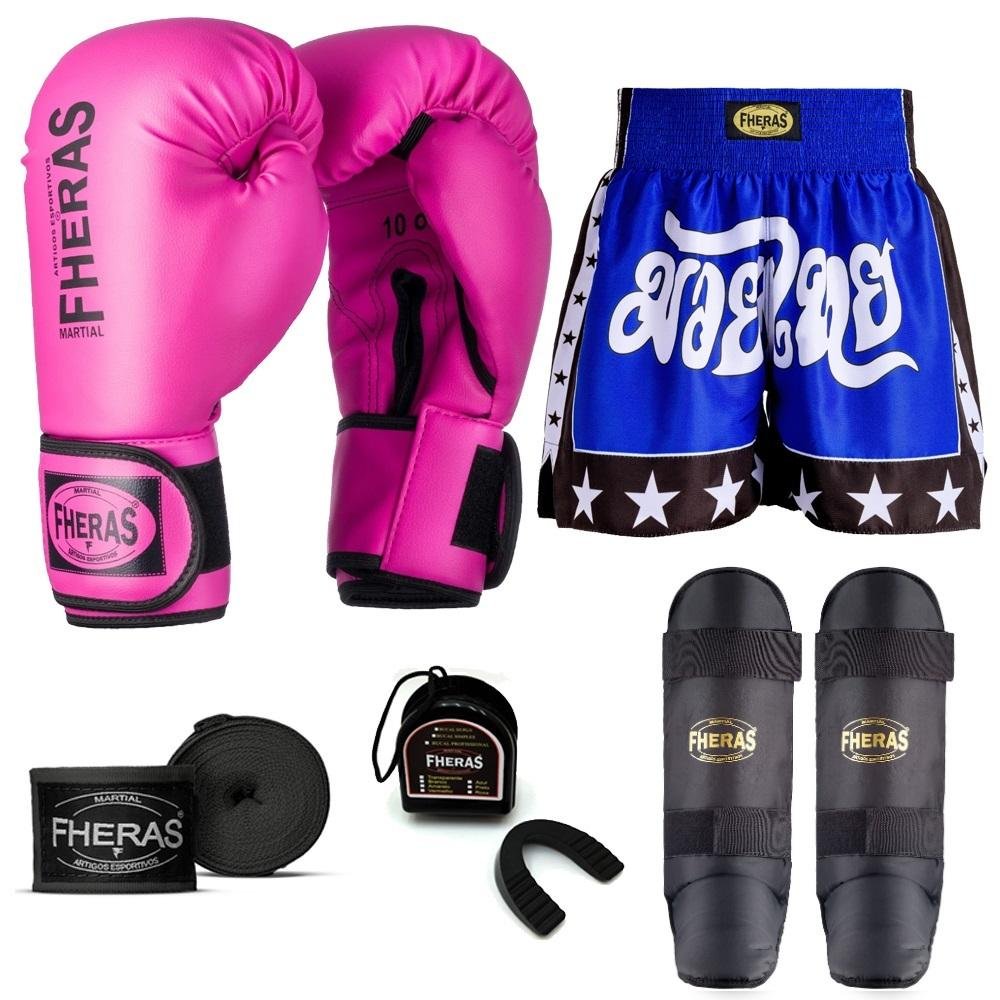 Kit Boxe Muay Thai Fheras Tradicional (01000262) - 7