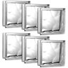 Kit 20 Tijolos Bloco de Vidro Transp Liso 19x19x8 Tradestar - 1
