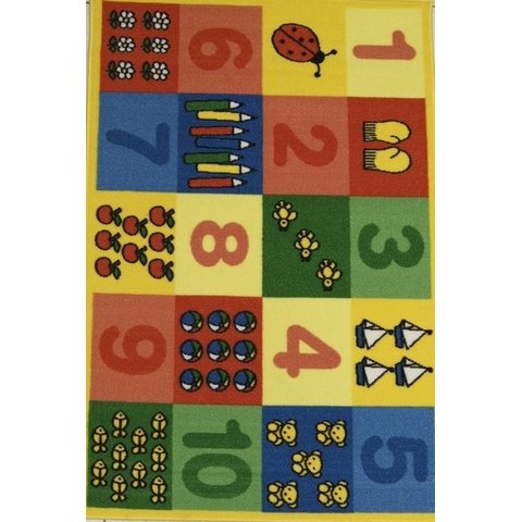 Tapete Infantil 80x120 Des08 Numeros