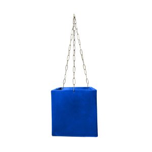 Vaso Planta 20x20 Pendurar Samambaia Trepadeira Polietileno BGPLASTICOS V1020ST AZUL ARARA 009