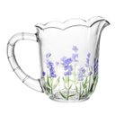 Ver imagem 2 de Conjunto Jarra com 6 Taças Lavanda Hand Painting Cristal Ecológico 1,3L/240ml | Lyor