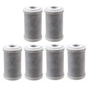 Ver imagem 1 de Kit 6 Refil Filtro 5 Polegada Carbon Block Carvão Ativado