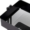 Ver imagem 6 de Carrinho Multiuso Organizador 3 Prateleiras em Aco Preto Quarto Sala Brinquedos Salao Manicure Varan