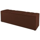 Ver imagem 2 de Cabeceira E Baú Cama Box King Grace 195cm Suede Terracota
