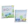 Kit 2 Almofadas Decorativas Quarto Bebe Menino Carrinho - 1