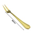 Ver imagem 3 de Garfo Dourado para Churrasco Carne Peixe Victoria Fineza