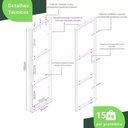 Ver imagem 4 de Prateleira Industrial Flutuante Design Inovador para Cozinha Sala Quarto
