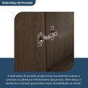Ver imagem 7 de Armário para Cozinha 2 Portas 2 Gavetas Vittoria Marrom/Ipê Wood/Grafite