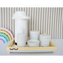 Ver imagem 1 de Kit Higiene Baby Pinus com Térmica Montessori - Faixa Cinza